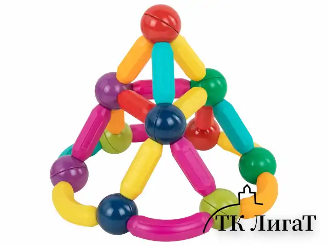 Магнитный конструктор MAGNETIC STICKS, 72 магнитные детали, BRAUBERG KIDS, код 1С, 665722