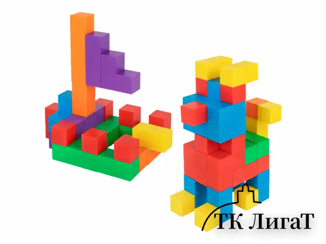 Магнитный конструктор MAGNETIC CUBES "КУБИЧЕСКИЙ", 48 магнитных кубиков, BRAUBERG KIDS, 665723