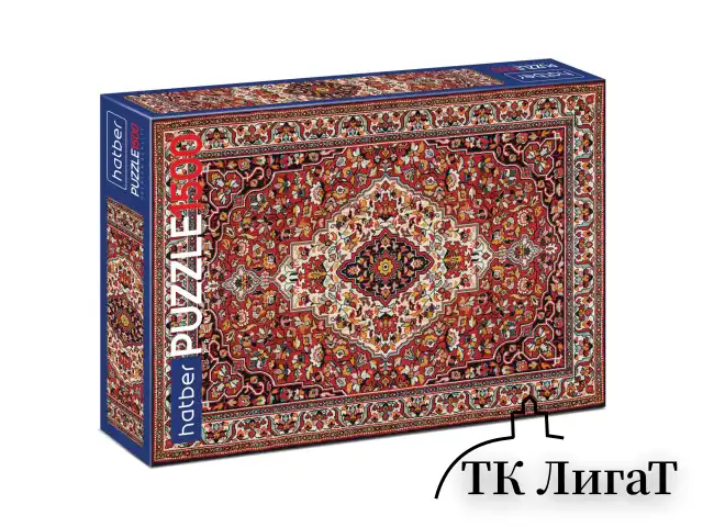 Пазл картонный Premium 1500 элементов, АССОРТИ, 580х830 мм, HATBER