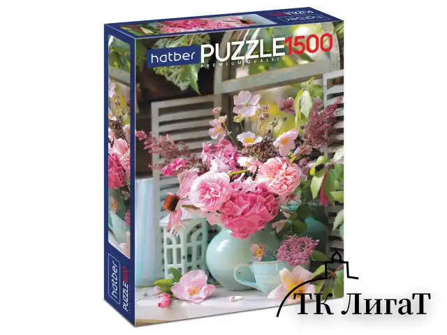 Пазл картонный Premium 1500 элементов, АССОРТИ, 580х830 мм, HATBER