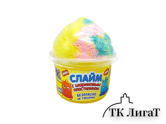 Слайм (лизун) + шариковый пластилин, 115 г, ассорти 6 видов, JOLLY JOT (ДЖОЛИ ДЖОТ), 665949