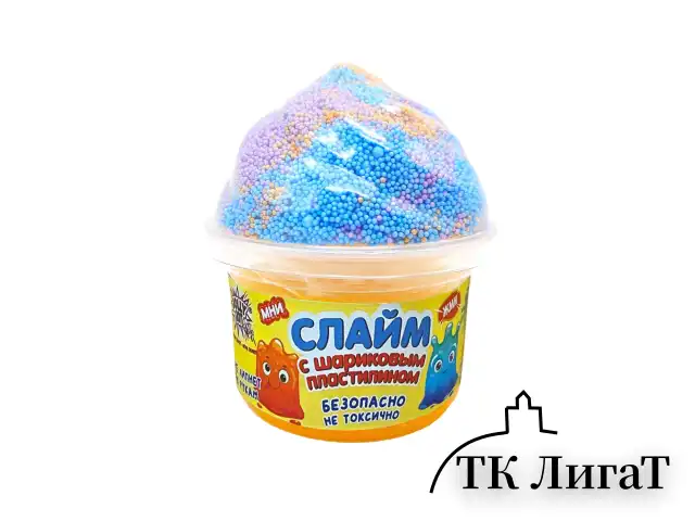 Слайм (лизун) + шариковый пластилин, 115 г, ассорти 6 видов, JOLLY JOT (ДЖОЛИ ДЖОТ), 665949