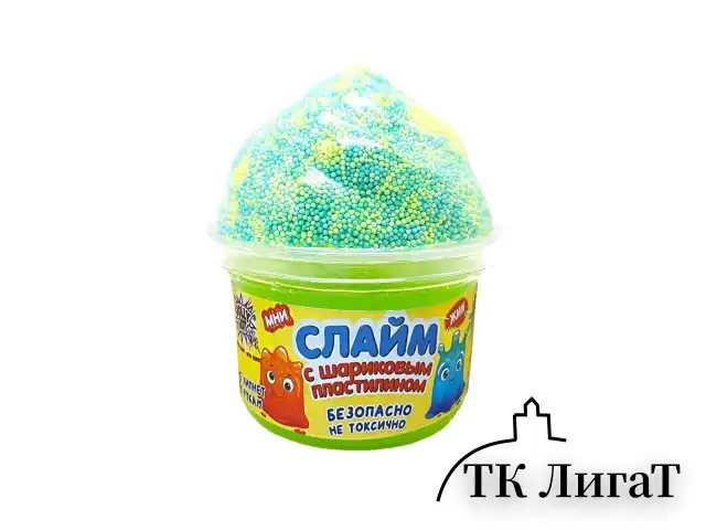 Слайм (лизун) + шариковый пластилин, 115 г, ассорти 6 видов, JOLLY JOT (ДЖОЛИ ДЖОТ), 665949