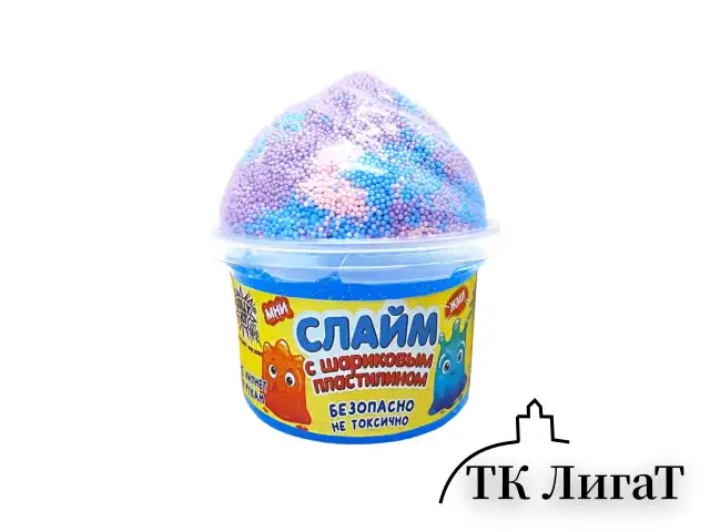 Слайм (лизун) + шариковый пластилин, 115 г, ассорти 6 видов, JOLLY JOT (ДЖОЛИ ДЖОТ), 665949
