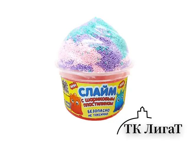 Слайм (лизун) + шариковый пластилин, 115 г, ассорти 6 видов, JOLLY JOT (ДЖОЛИ ДЖОТ), 665949