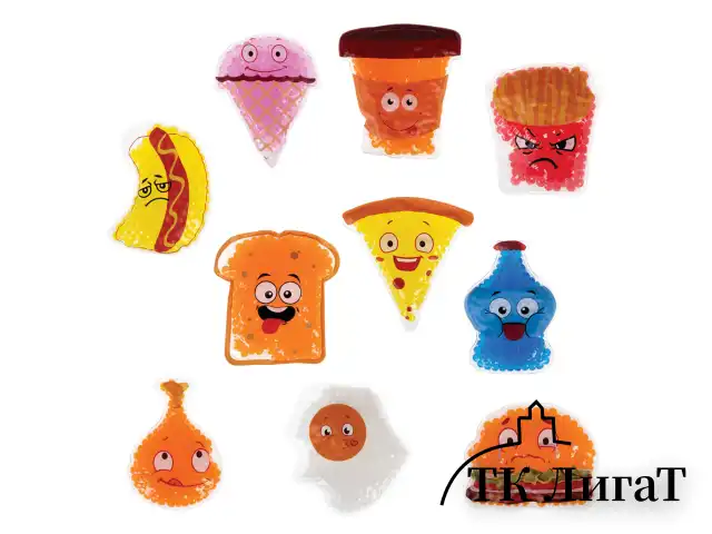 Антистресс-переливайка "АКВАТУБИКИ ВКУСНЯШКИ", АССОРТИ, 20 видов, 1TOY