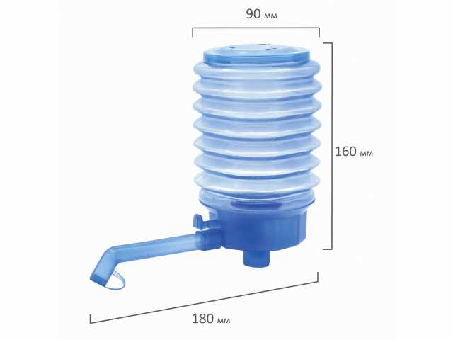 Помпа для воды SONNEN M-20, механическая, голубая, 455003