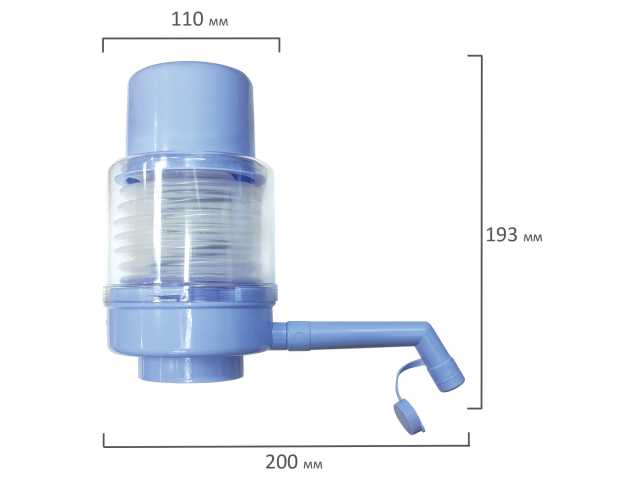 Помпа для воды SONNEN M-23, механическая, 455939